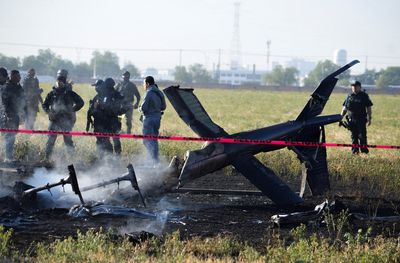 Mexican state security chief, 4 others, die in helicopter crash