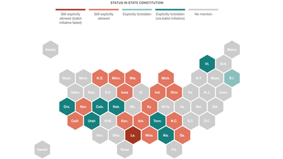 Louisiana voters rejected an antislavery ballot measure. The reasons are complicated