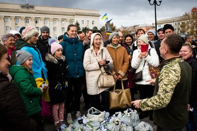 Photos: Liberated Kherson celebrates as Ukrainians prepare for an uncertain future