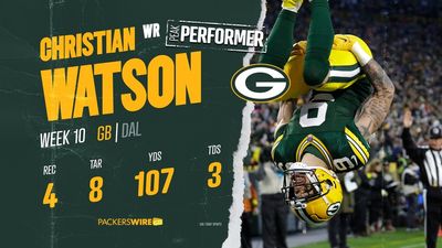 Packers WR Christian Watson named NFL Rookie of the Week for Week 10