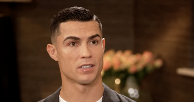 Cristiano Ronaldo responds after being asked if he will leave Manchester United