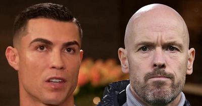 Cristiano Ronaldo claims Erik ten Hag "provoked" him in Man Utd incident he "regrets"