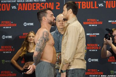 Bellator 288 video: Freire, Nurmagomedov face off ahead of co-main event title fight