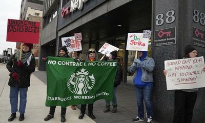 Workers at over 100 US Starbucks stores strike on ‘Red Cup Day’