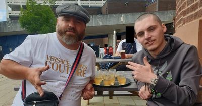 Thug stabbed man in front of families after row at pub's beach party