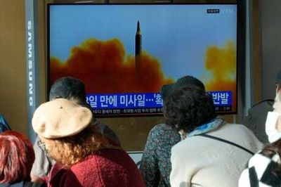 North Korea test-fires intercontinental ballistic missile towards Japan with range to strike entire US