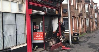Renfrewshire takeaway owner heartbroken after youths set fire to shop causing £10k damage