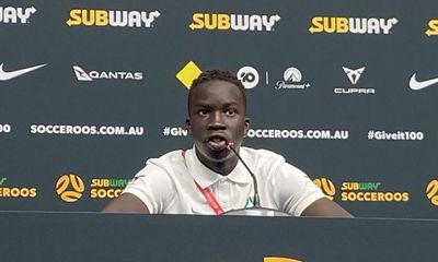 ‘It’s about being ruthless’: 18-year-old Socceroo Garang Kuol is ready to take on the world