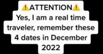 'Time traveller' from 2671 claims 'very big things' will happen on four dates in December