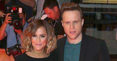 Olly Murs fights tears as he reads what Caroline Flack wrote about him