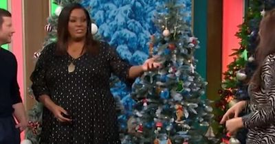This Morning's Alison Hammond shut down by guest in 'awkward' clash over Christmas decorations