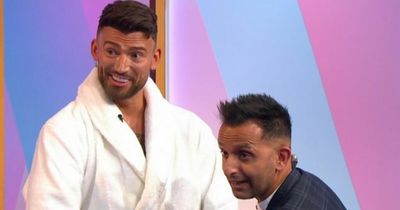 Jake Quickenden has testicles examined live on Loose Men after family tragedy