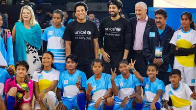 World Children's Day: Golapi and Krishan's 'dream football date' with Tendulkar