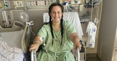 Mum forced to have entire leg amputated from tripping over in garden