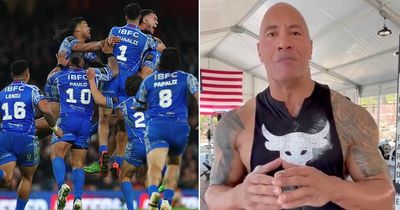 Dwayne 'The Rock' Johnson sends heartfelt video to Samoa stars ahead of RLWC final
