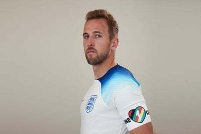 What is the One Love armband worn by Harry Kane at Qatar World Cup?