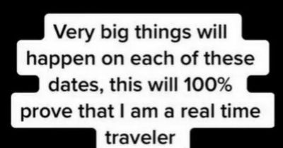 'Time traveller' claims 'very big things' will happen on four December dates