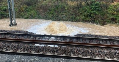 Edinburgh train passengers facing travel chaos as flooding shuts main route