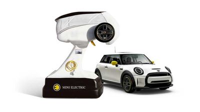 Mini Brings Giant EV Charger To Los Angeles Auto Show