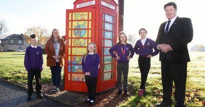 Falkirk pupils take over iconic phone box to encourage pride in local park