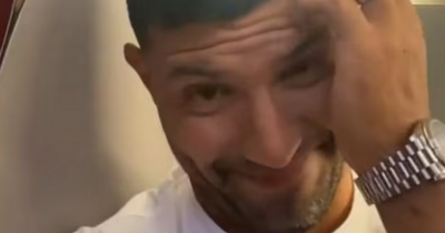 Man City legend Sergio Aguero surrounded by singing Brazil fans on flight to Qatar for World Cup