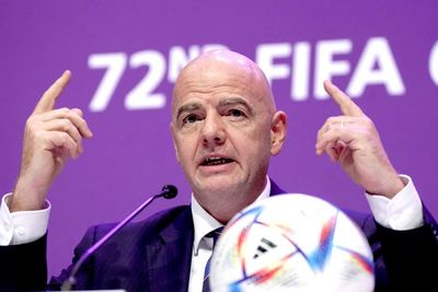 Football Association to back Gianni Infantino’s Fifa re-election bid