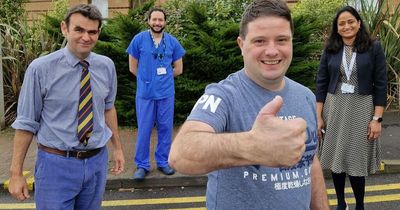 I walked into A&E with a circular saw - because my thumb was severed and stuck inside it