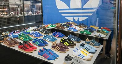 An exhibition showing off rare and iconic Adidas sneakers has opened in Manchester