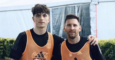 Manchester United youngster Alejandro Garnacho reacts to comment on his Argentina World Cup blow