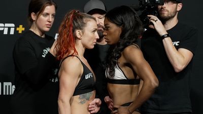 UFC Fight Night 215 faceoff highlights video, photo gallery from Las Vegas