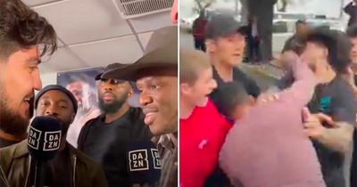 Dillon Danis punched by Jake Paul sparring partner after attacking KSI at weigh-in