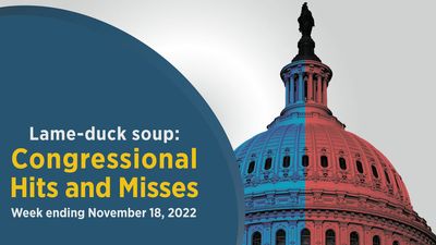 Lame-duck soup: Congressional Hits and Misses - Roll Call