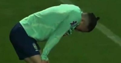 Man Utd flop Alex Telles on receiving end of wild Neymar tackle leaving him in agony