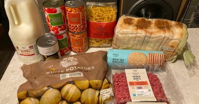 I spent £12.40 at M&S and couldn't believe the food I came away with