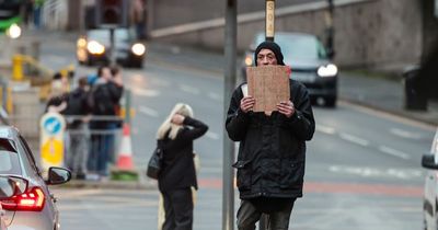 Fear, desperation and £50 if you're lucky... life begging at traffic lights on the ring road