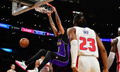 Watch: Top plays and highlights from Lakers’ Friday win over Pistons