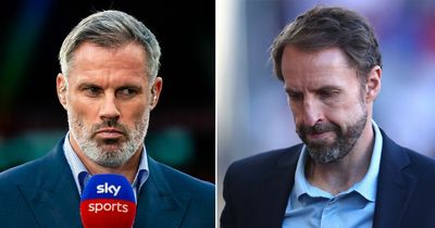 Former England forward hits back at Jamie Carragher's calls for Gareth Southgate to step down