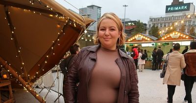 Stylish shoppers hit Manchester Christmas Markets including one in head-to-toe H&M
