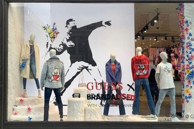 Banksy accuses Guess of ‘helping themselves’ to his work
