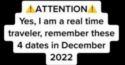 'Time traveller' pinpoints four dates in December 'big things' will happen and 'prove' he's real