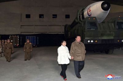 Kim Jong Un's daughter seen for first time