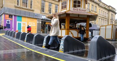 Newcastle Christmas market surrounded by anti-terror bollards to protect crowds