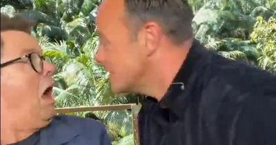 ITV I'm A Celebrity host Ant McPartlin yells in stunned Dec Donnelly's face in disagreement over 'great' suggestion