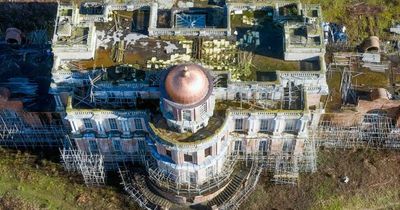 Lavish mansion bigger than Buckingham Palace abandoned in UK countryside for 20 years