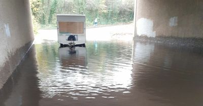 South Edinburgh road submerged in water day after heavy rainfall