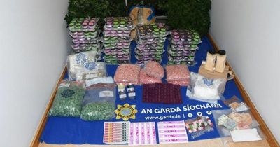 Five arrested by gardai in massive Dublin drugs raid