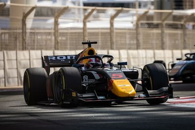 F2 Abu Dhabi: Lawson wins red-flagged sprint race