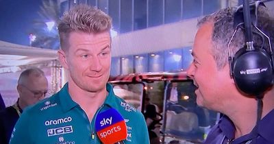 Ted Kravitz in awkward exchange with Nico Hulkenberg as Sky pundit recalls "rude gesture"