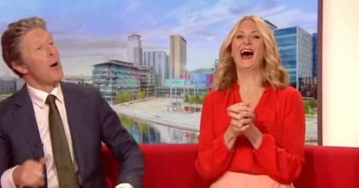 BBC Breakfast studio left speechless as Kevin Sinfield relieves himself live on air