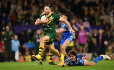 Tedesco guides Australia past Samoa to retain Rugby League World Cup title